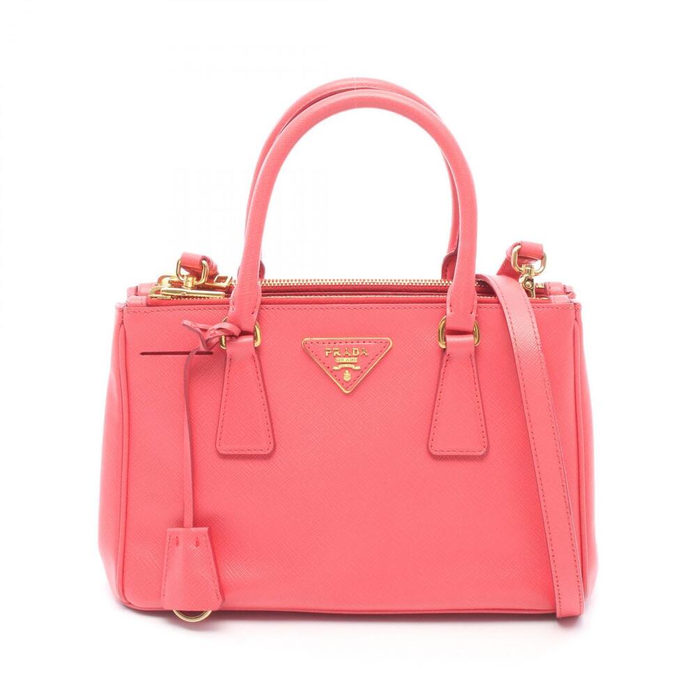 Prada SAFFIANO LUX Galleria Handbag Leather Pink
